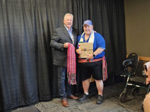 Mayor presented with Metis sash